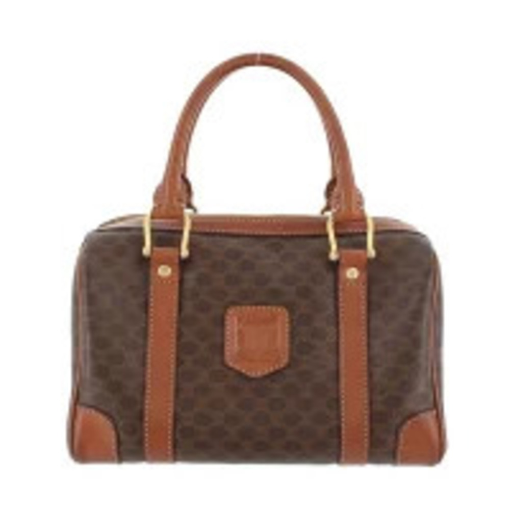 Celine Macadam Boston Bag Brown
